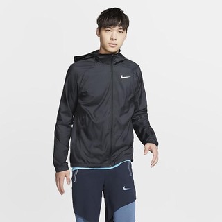 Jachete Nike Essential Hooded Running Barbati Negrii | QMXI-78934